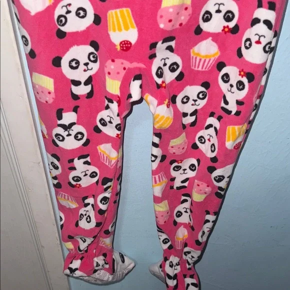Carter's Pink Panda and Cupcake Footie - Picture 9 of 11